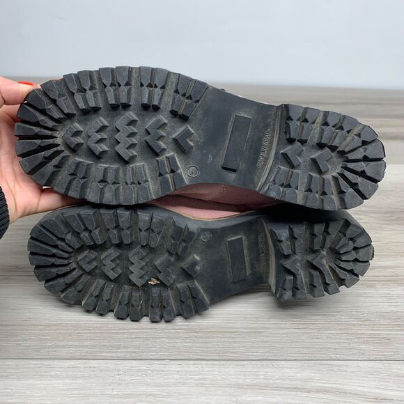 GEIER WALLY AUSTRIA Women’s 6-6.5 EU 37 US Suede Leather Mules Slides Clogs Pink - Picture 4 of 12